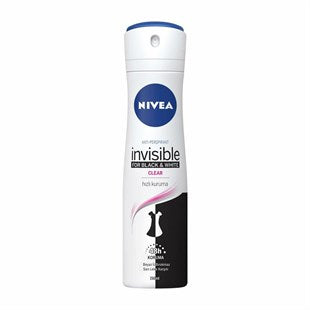 Nive Sprey Deodorant Invisible for Black & White Clear 150 ml