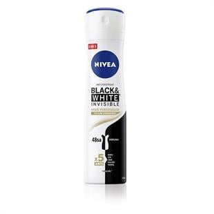 Nivea Black & White Sprey Deodorant Invisible For Women İpeksi Pürüzsüzlük 150 ml