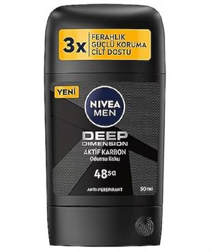 Nivea Men Deep Dimension Aktif Karbon Stick Deodorant 50 ml