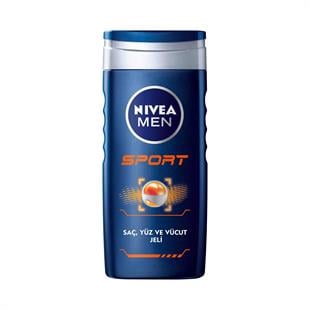 Nivea Sport Duş Jeli Vücut Yüz Saç 250 ml