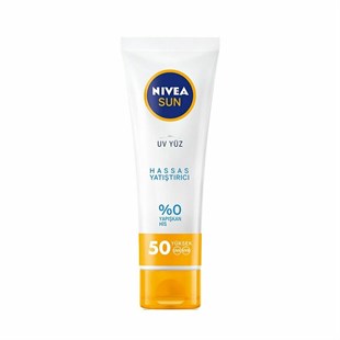 Nivea Sun Hassas Yatıştırıcı Güneş Koruyucu Yüz Kremi SPF50 50 ml