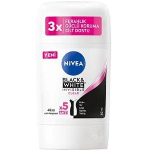 Nivea Women Black & White Invisible Clear Stick Deodorant 50 ml