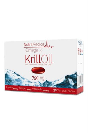 Nutramedica Krill Oil 750 mg 30 Kapsül