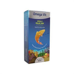 Omega Vit Plus+ Balık Yağı Şurubu Portakal Aromalı 100 ml