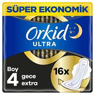 Orkid Ultra Gece Extra 16'lı