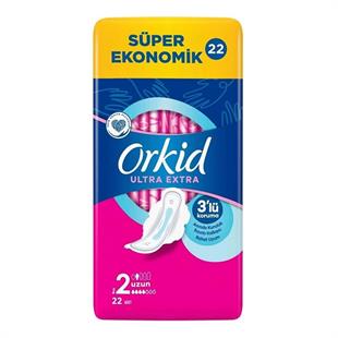 Orkid Ultra Hijyenik Ped Extra Uzun 22'li
