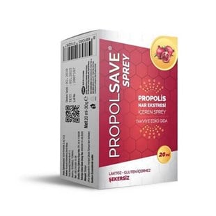 Propolsave Propolis ve Nar Kabuğu Sprey 20 ml