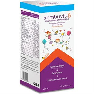 Sambuvit-B Multivitamin & Multimineral Şurup 250 ml