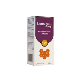 Sambuvit Plus Kara Mürver Ekstreli Takviye Edici Gıda Sprey 25 ml