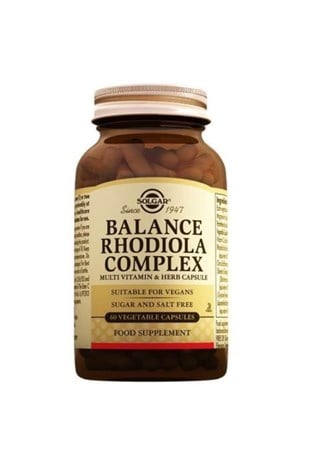 Solgar Balance Rhodiola Complex 60 Kapsül
