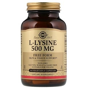 Solgar L-Lysine 500 mg 50 Kapsül