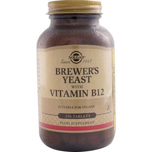 Solgar Brewer's Yeast with Vitamin B12 250 Tablet
