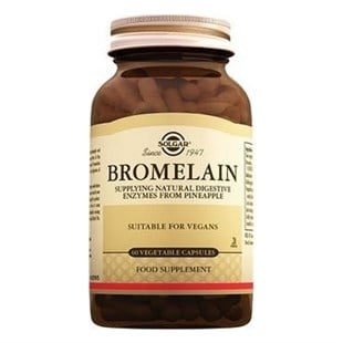 Solgar Bromelain 150 mg 60 Kapsül