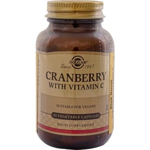 Solgar Cranberry Extract with Vitamin C60 Kapsül