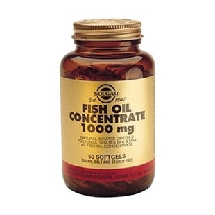 Solgar Fish Oil Concentrate 1000 mg 60 Softgel