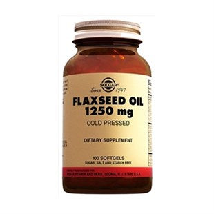 Solgar Flaxseed Oil 1250 mg 100 Kapsül