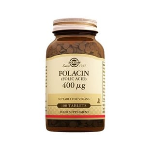 Solgar Folic Acid 400 mcg 100 Tablet
