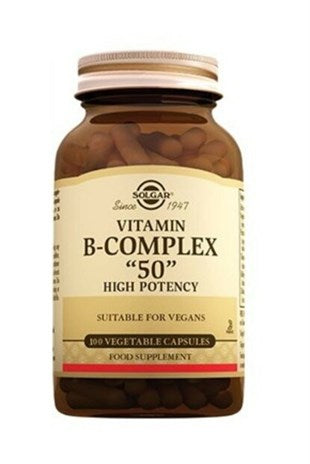 Solgar Vitamin B Complex 50 mg 100 Kapsül