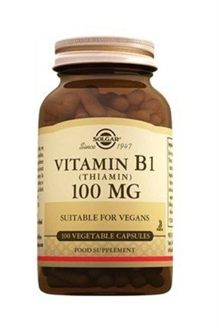 Solgar Vitamin B1 Thiamin 100 mg 100 Vegetable Kapsül