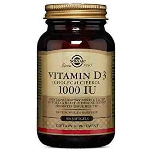 Solgar Vitamin D3 1000 IU 100 Tablet