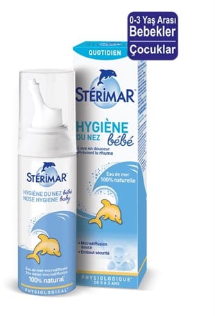 Sterimar Burun Spreyi Nose Hygiene Bebe 100 ml