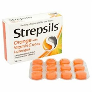 Strepsils Portakal & C Vitamini Aromalı 24 Pastil
