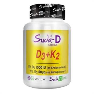Suda Vitamin D3 K2 60 Kapsül