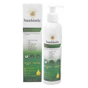 Sunbiotic Hipoalerjenik Sebum Dengeleyici Yüz ve Vücut Yıkama Jeli 250 ml