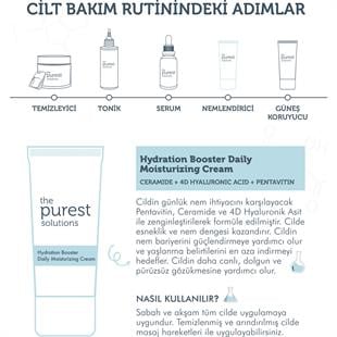 The Purest Solutions 24 Saat Etkili Günlük Yoğun Nemlendirici Bakım Kremi 50 ml