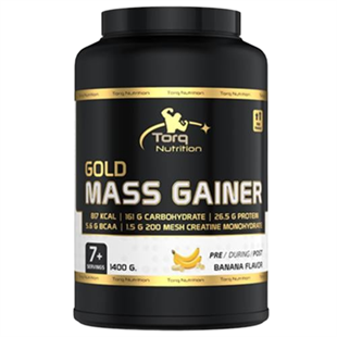 Torq Nutrition Gold Mass Gainer Karbonhidrat Tozu 1400 gr - Muz