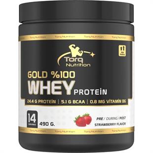 Torq Nutrition Gold Whey Protein Çilek Aromalı 490 gr