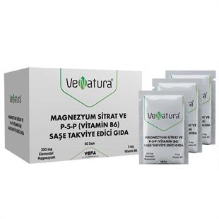 Venatura Magnezyum Sitrat Ve P-5-P (Vitamin B6) 60 Saşe