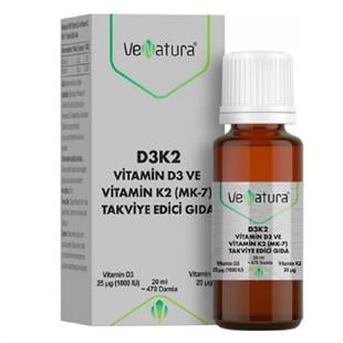 Venatura D3 K2 Damla 20 ml - Eski Ambalaj
