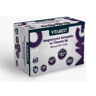 Vitabest Magnezyum Kompleks ve Vitamin B6 60 Tablet