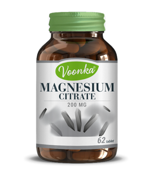 Voonka Magnesium Citrate 200 mg 62 Kapsül
