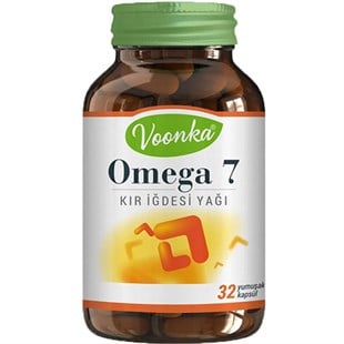 Voonka Omega 7 Kır İğdesi Yağı 500 mg 32 Yumuşak Kapsül