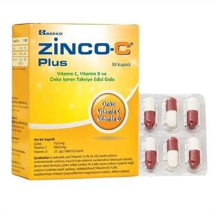 Zinco C Plus 30 Kapsül